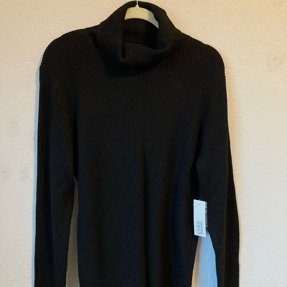 NWT black croft and barrow turtle neck